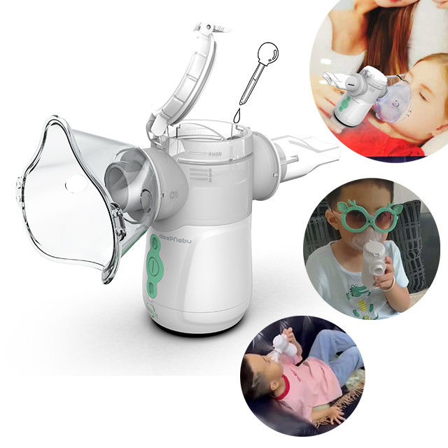 Máy mới pin y tế câm Mini miễn phí mặt nạ thở Hooc Copd Máy Nebulizer Người lớn Trẻ em chăm sóc sức khỏe Inhaler Mesh Nebulize