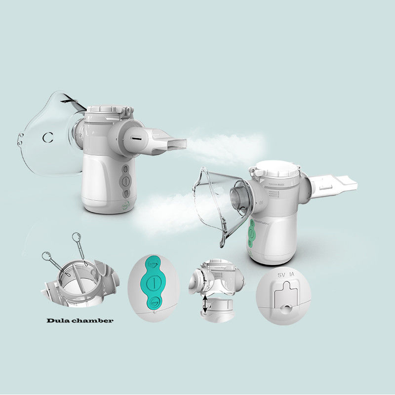 Máy mới pin y tế câm Mini miễn phí mặt nạ thở Hooc Copd Máy Nebulizer Người lớn Trẻ em chăm sóc sức khỏe Inhaler Mesh Nebulize