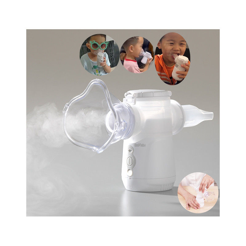 Máy phun sương cầm tay phổi cho trẻ em Kích thước nhỏ 2-3,5μm với ống ngậm mặt nạ