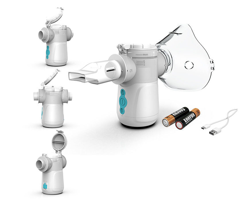 Home hottest Mute Portable mist Nebulizer Máy pin hen suyễn inhalator lưới Nebulizer cho trẻ em
