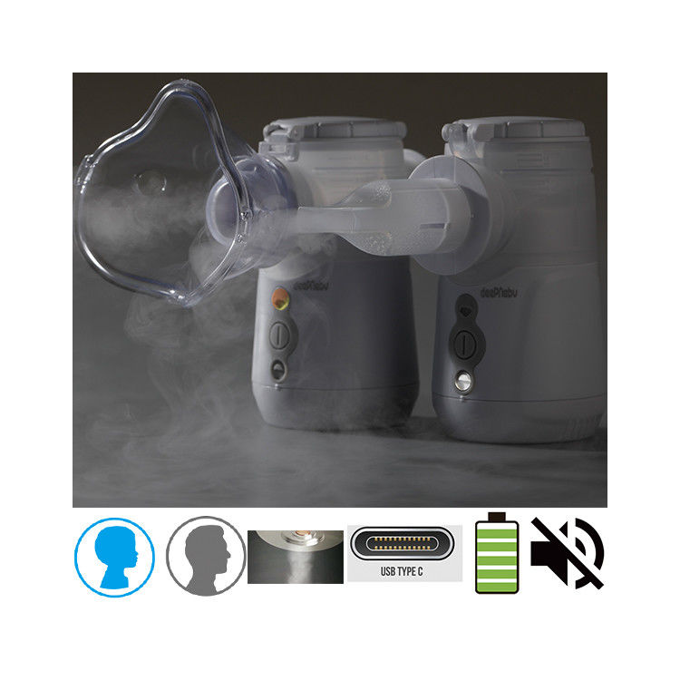 Máy phun sương lưới cầm tay dạng lưới cho đường hô hấp và mắt 0,5-3μM 0,32ml / phút