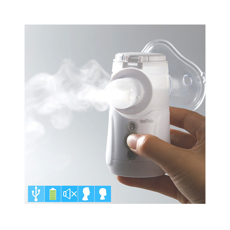 Người lớn Trẻ em Ho Máy xông khí dung tiện dụng tại nhà ≥0,265ml / phút với Pin DC USB