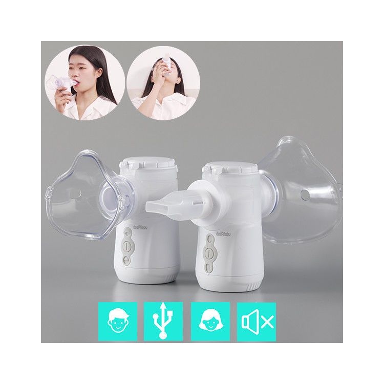 PP PC IP45 Máy xông khí dung dạng lưới hen suyễn Di động một nút có thể điều chỉnh Loại C