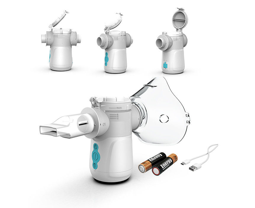 Máy phun sương dạng lưới di động dành cho trẻ em 2.6μm - 3.2μm Pin USB loại C