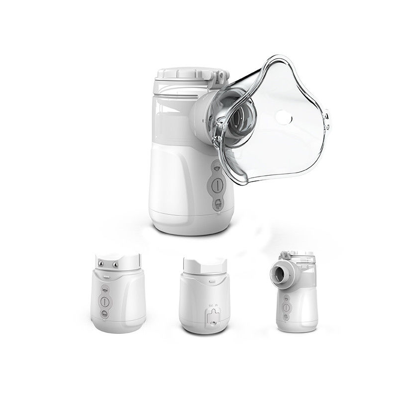 Máy xông khí dung dạng lưới di động của bệnh viện Hộ gia đình y tế 2.1-3.5μm dành cho bệnh hen suyễn