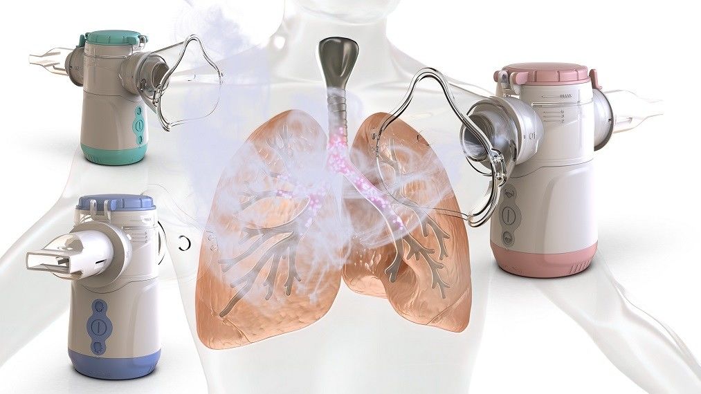 Kích thước hạt 1,8-4,0μm Máy hút hơi Nebulizer Inhaler Ít hơn 50dB