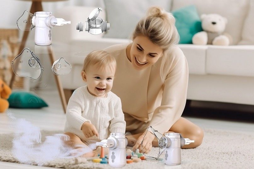 2.0-3.3μm kích thước hạt Mesh Nebulizer với ≤35dB tiếng ồn thấp