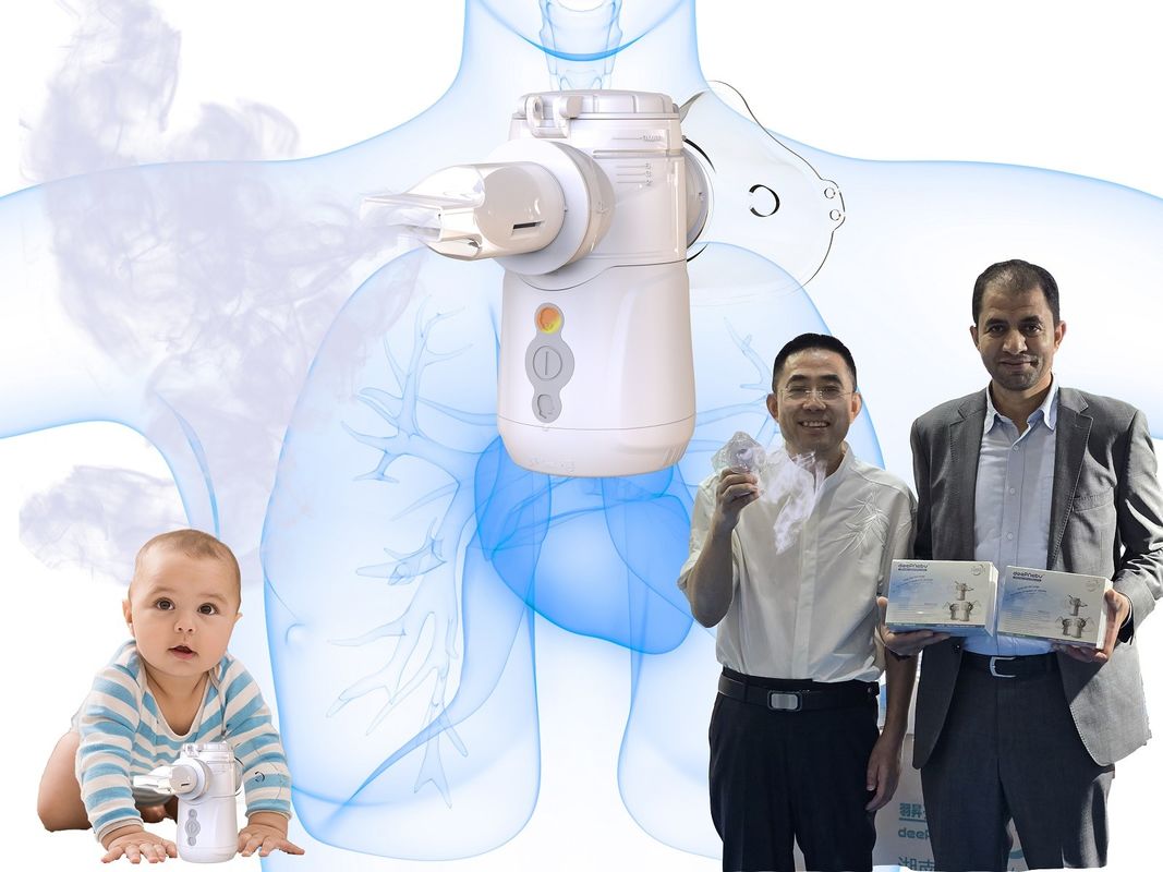 Vibrating Mesh Nebulizer kích thước hạt 1-5μm y tế và di động chống vỡ Không còn sót lại Không tắc nghẽn