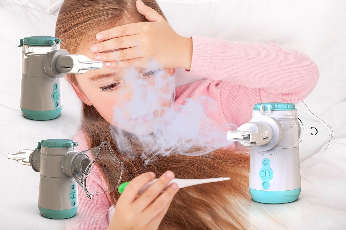Vibrating Mesh Nebulizer kích thước hạt 1-5μm y tế và di động chống vỡ Không còn sót lại Không tắc nghẽn