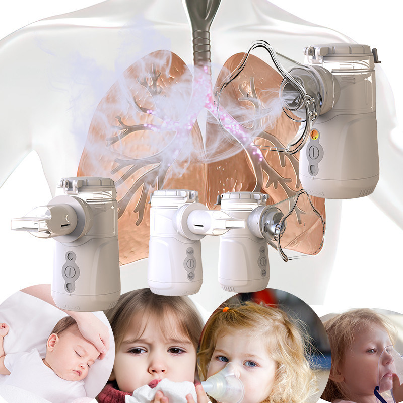 7 ngày pin dung lượng máy atomizer y tế cho tốc độ atomization cao và 3μm hạt hít