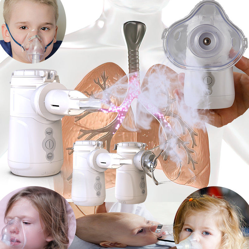 Vibration Mesh Inhaler DC hoặc USB Power Medical Kids và Adult Inhalation 1-3μm